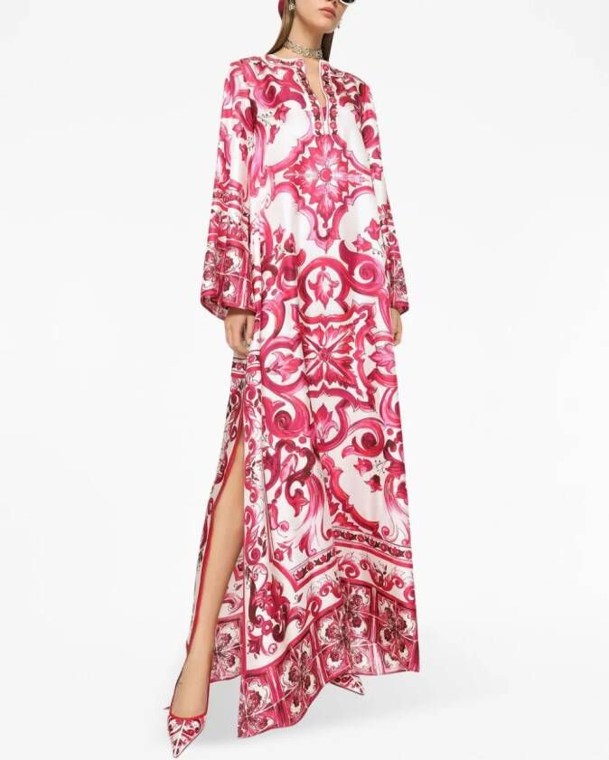 Dolce & Gabbana Zijden jurk Roze