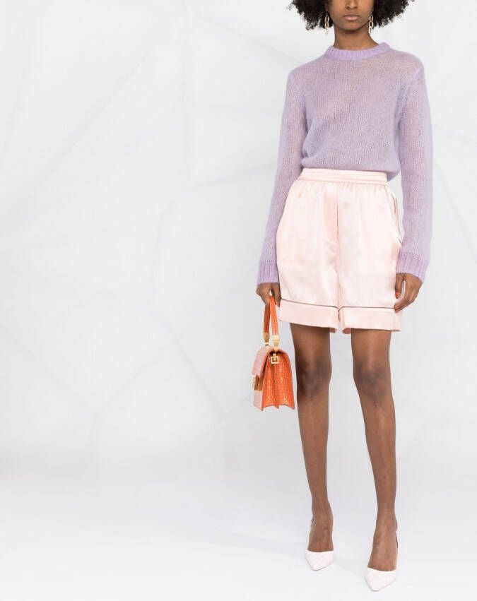 Dolce & Gabbana Zijden shorts Roze