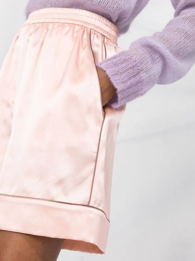 Dolce & Gabbana Zijden shorts Roze