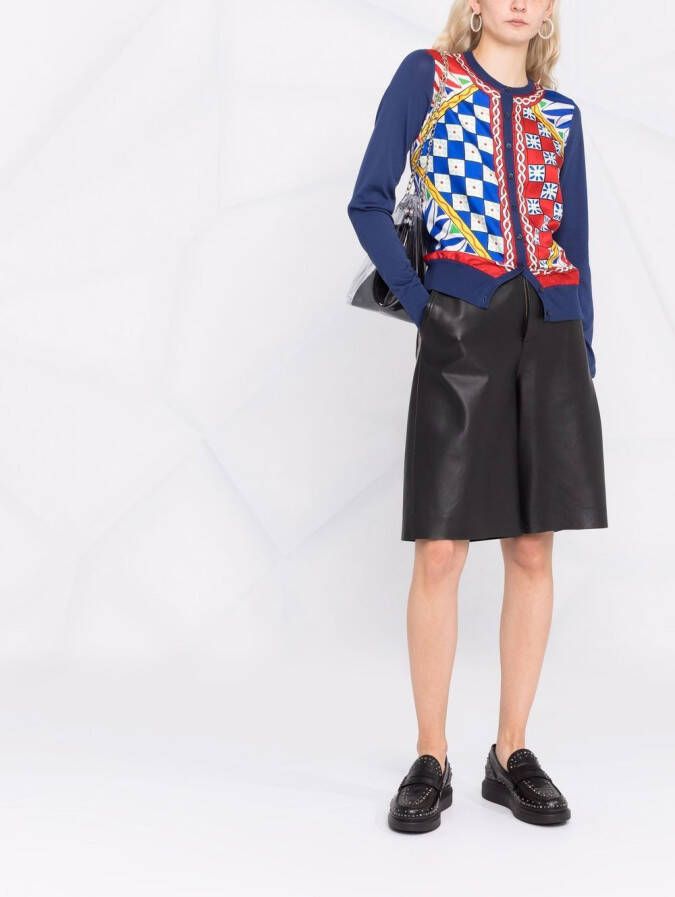 Dolce & Gabbana Zijden vest Blauw