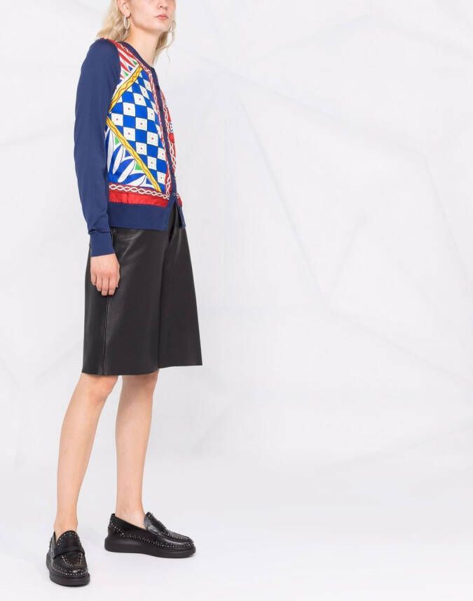 Dolce & Gabbana Zijden vest Blauw