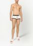 Dolce & Gabbana High waist zwembroek met logopatch Wit - Thumbnail 2