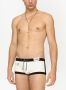 Dolce & Gabbana High waist zwembroek met logopatch Wit - Thumbnail 3