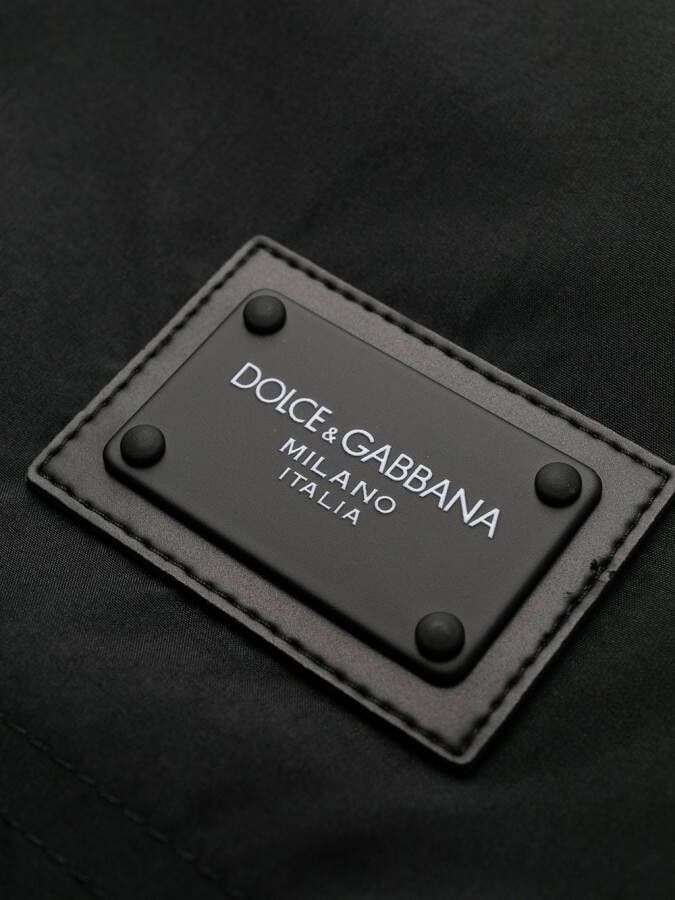 Dolce & Gabbana Zwembroek met logopatch Zwart