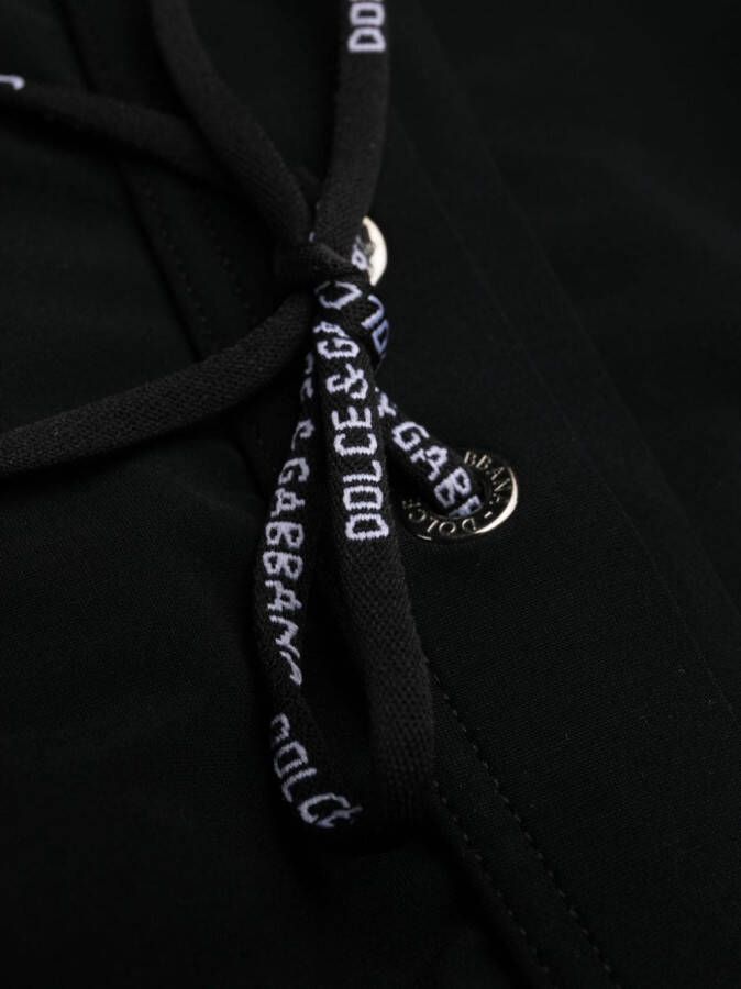 Dolce & Gabbana Zwembroek met logopatch Zwart