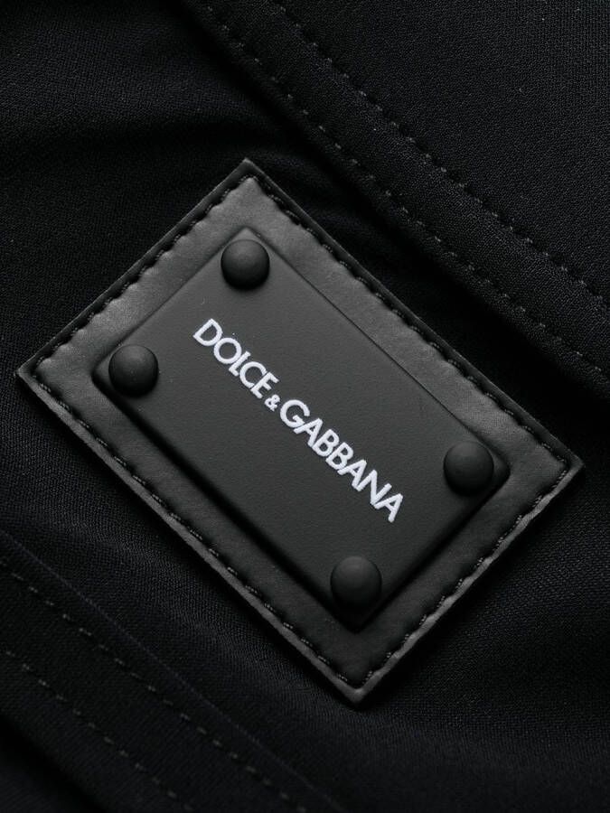 Dolce & Gabbana Zwembroek met logoprint Zwart