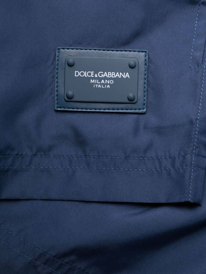 Dolce & Gabbana Zwembroek met trekkoord Blauw