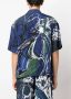 DOMREBEL Overhemd met abstracte print Blauw - Thumbnail 4