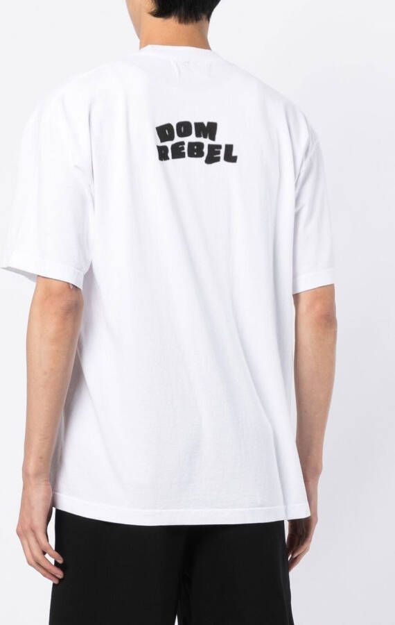 DOMREBEL Katoenen T-shirt Wit
