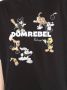 DOMREBEL T-shirt met logoprint Zwart - Thumbnail 5