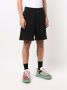 DOMREBEL Trainingsshorts met geborduurd logo Zwart - Thumbnail 3