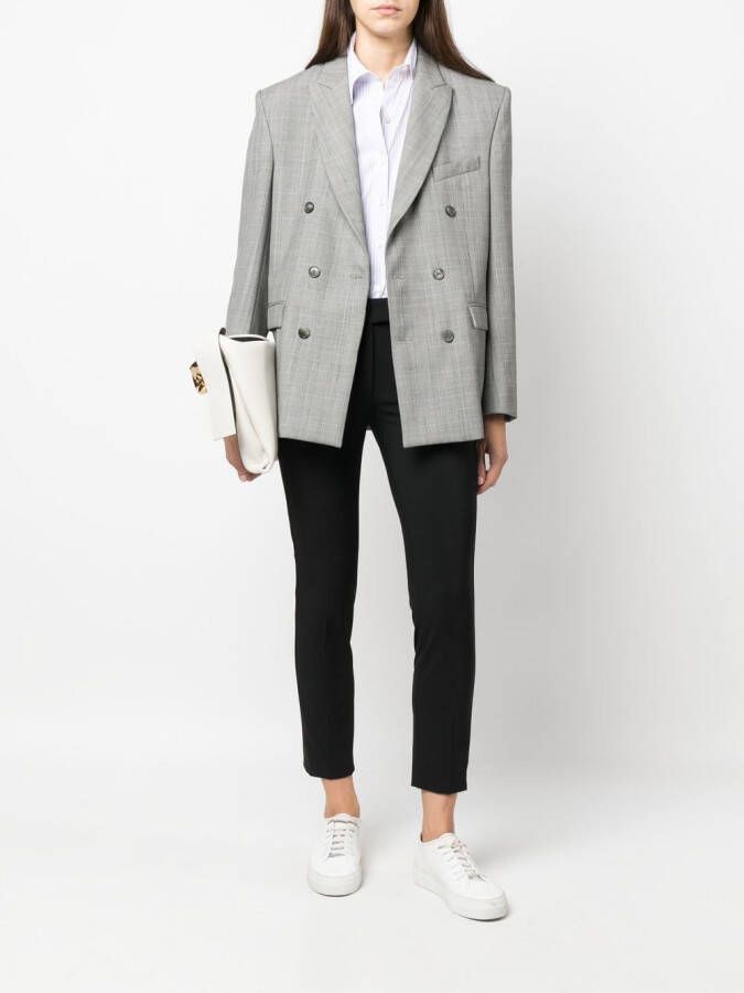 DONDUP Broek met contrasterende zakken Zwart