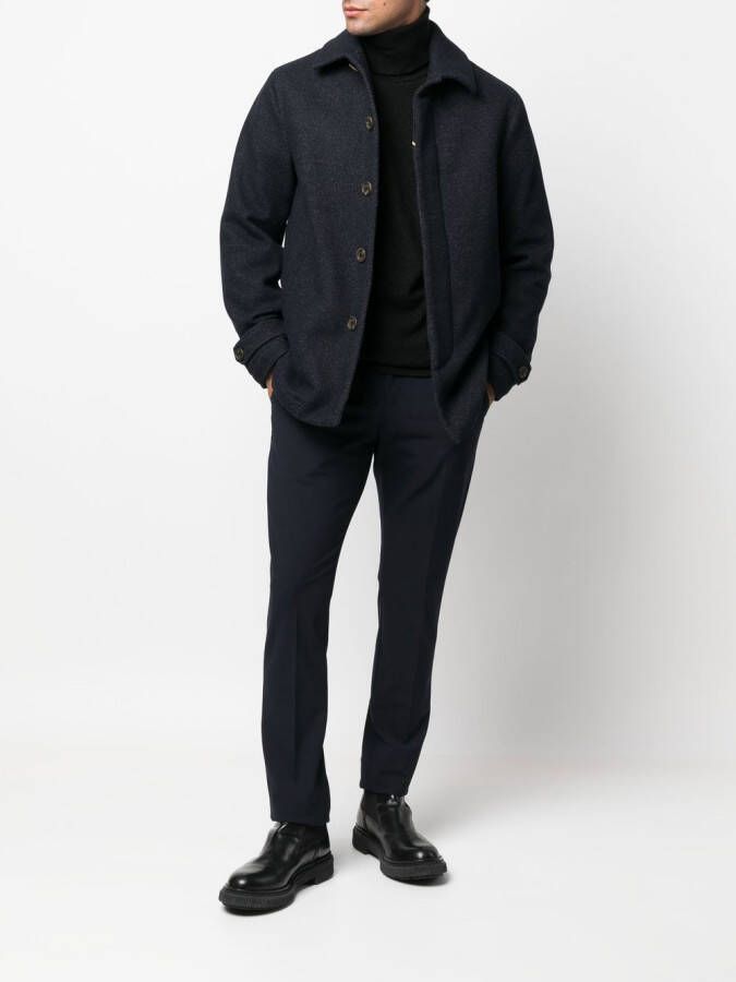 DONDUP Broek met toelopende pijpen Blauw