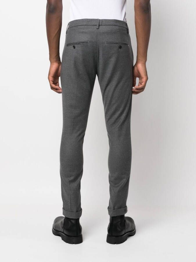 DONDUP Broek met toelopende pijpen Grijs