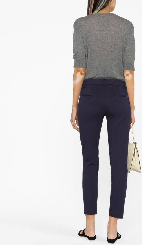 DONDUP Cropped broek Blauw