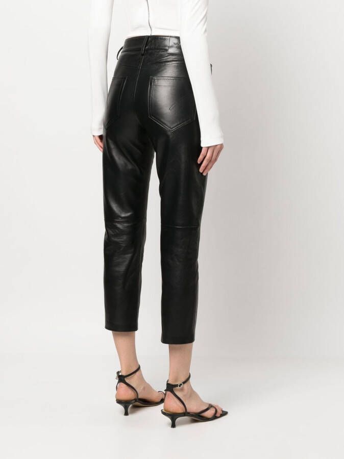 DONDUP Cropped broek Zwart