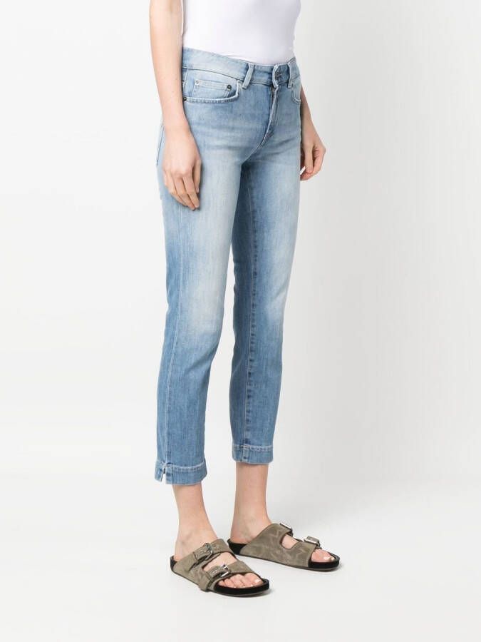DONDUP Cropped jeans Blauw