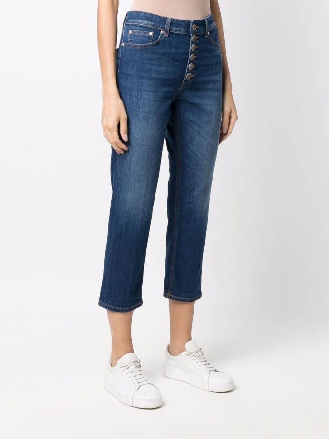 DONDUP Cropped jeans Blauw