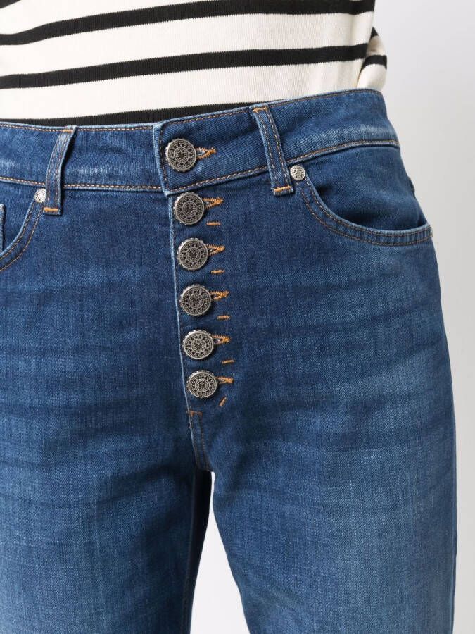 DONDUP Cropped jeans Blauw