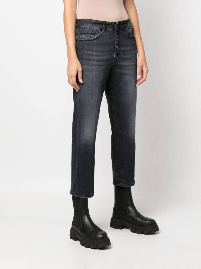 DONDUP Cropped jeans Zwart