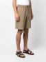 DONDUP Katoenen shorts met trekkoord Beige - Thumbnail 3