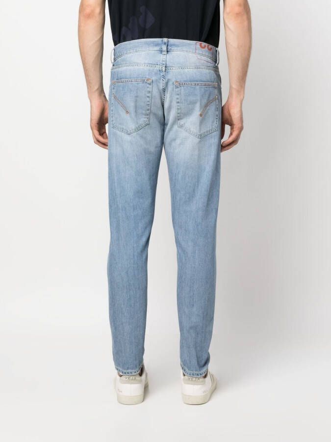 DONDUP Jeans met toelopende pijpen Blauw