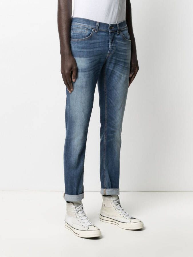 DONDUP Gebleekte jeans Blauw