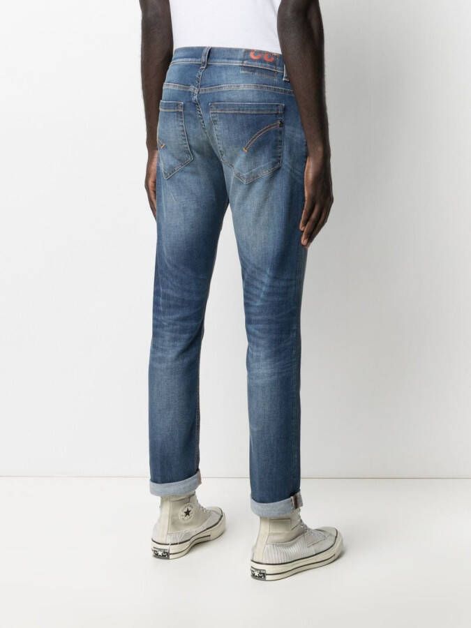 DONDUP Gebleekte jeans Blauw