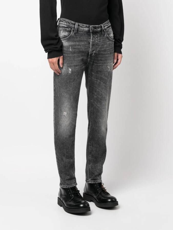 DONDUP Gerafelde jeans Zwart