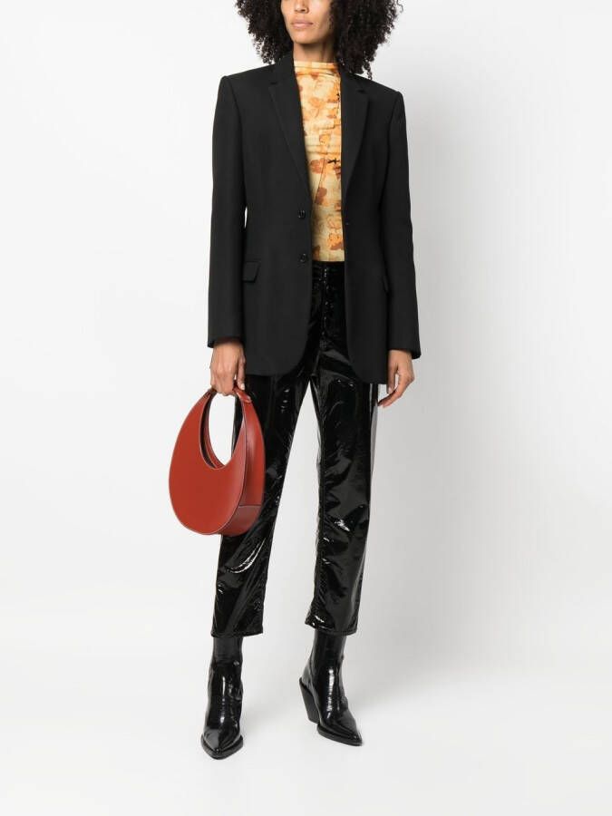 DONDUP Cropped broek 999 BLACK