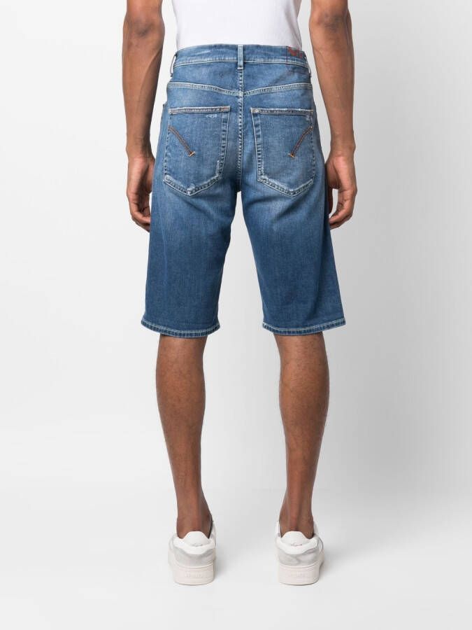 DONDUP High waist shorts Blauw