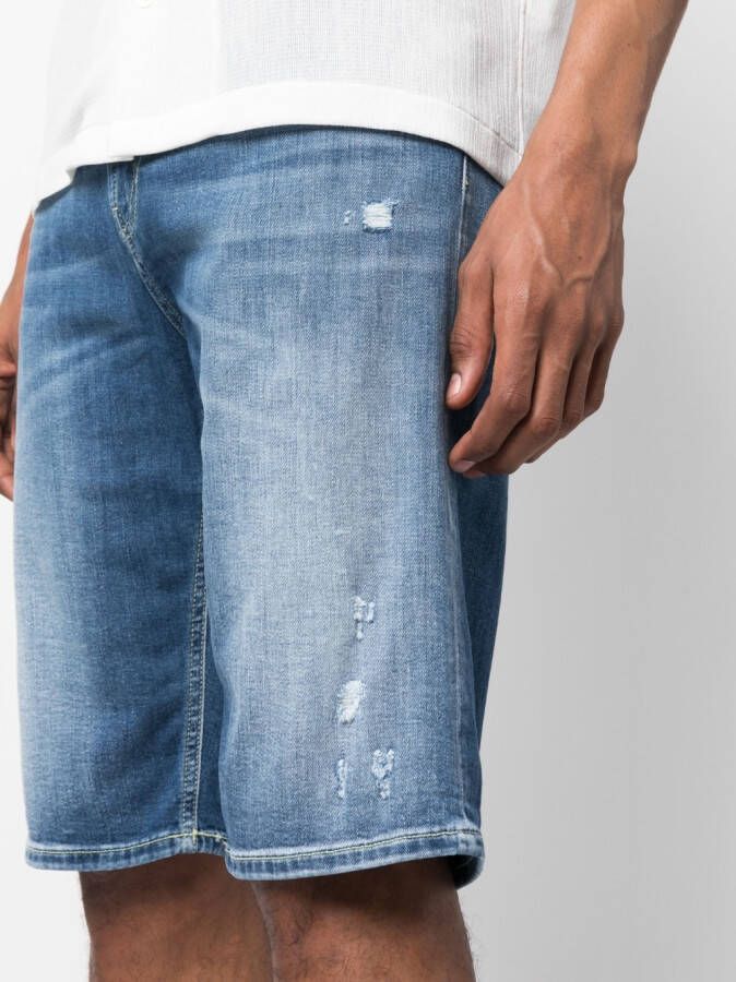DONDUP High waist shorts Blauw