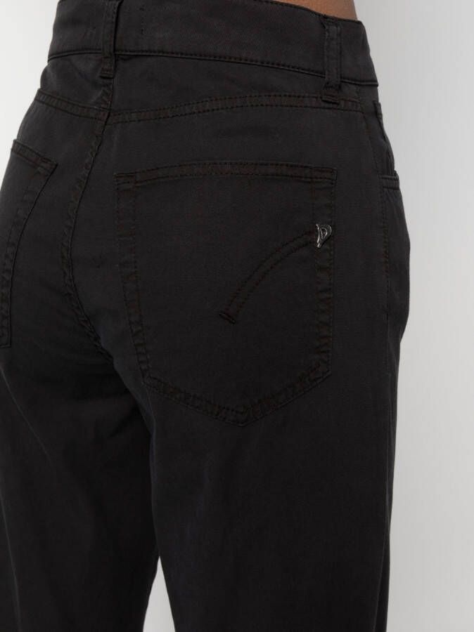 DONDUP Jeans met wijde pijpen Zwart