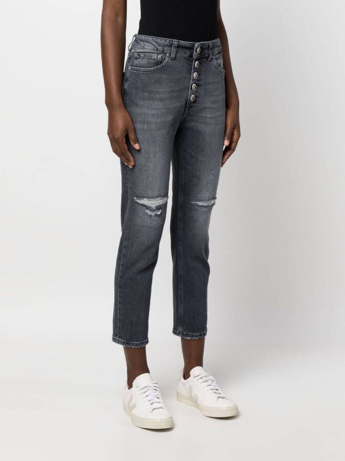 DONDUP High waist jeans Zwart