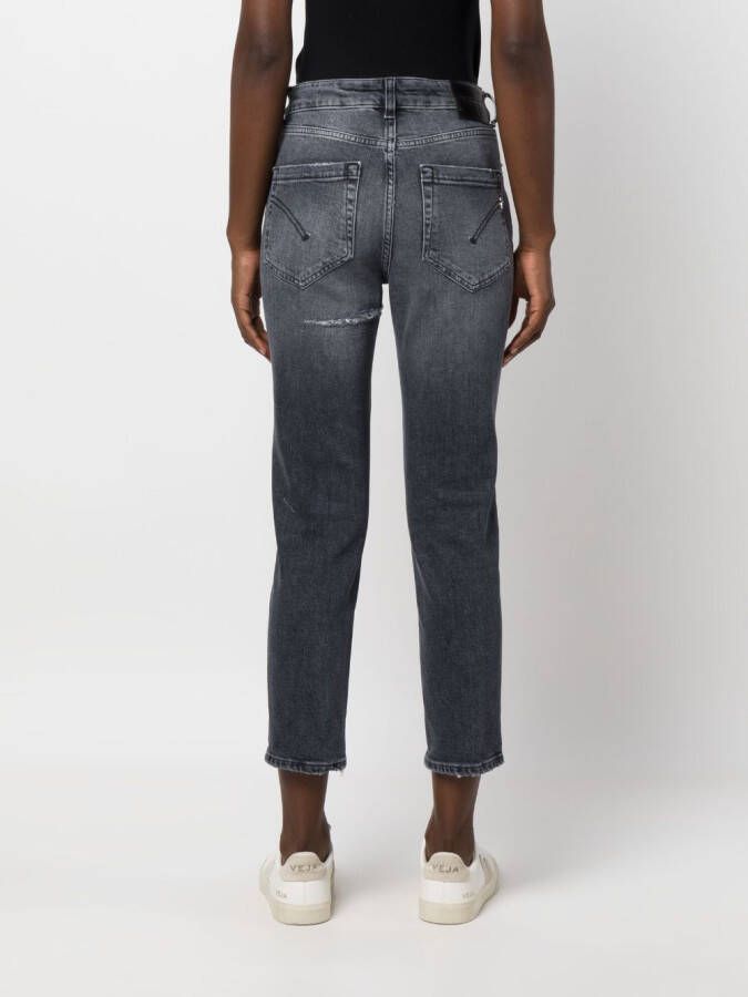 DONDUP High waist jeans Zwart