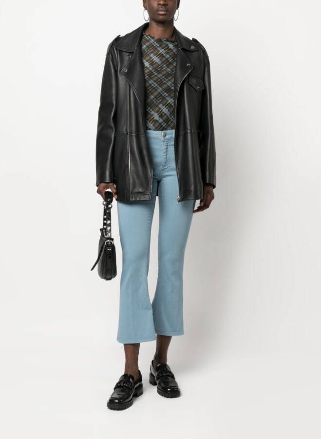 DONDUP Jeans met logopatch Blauw