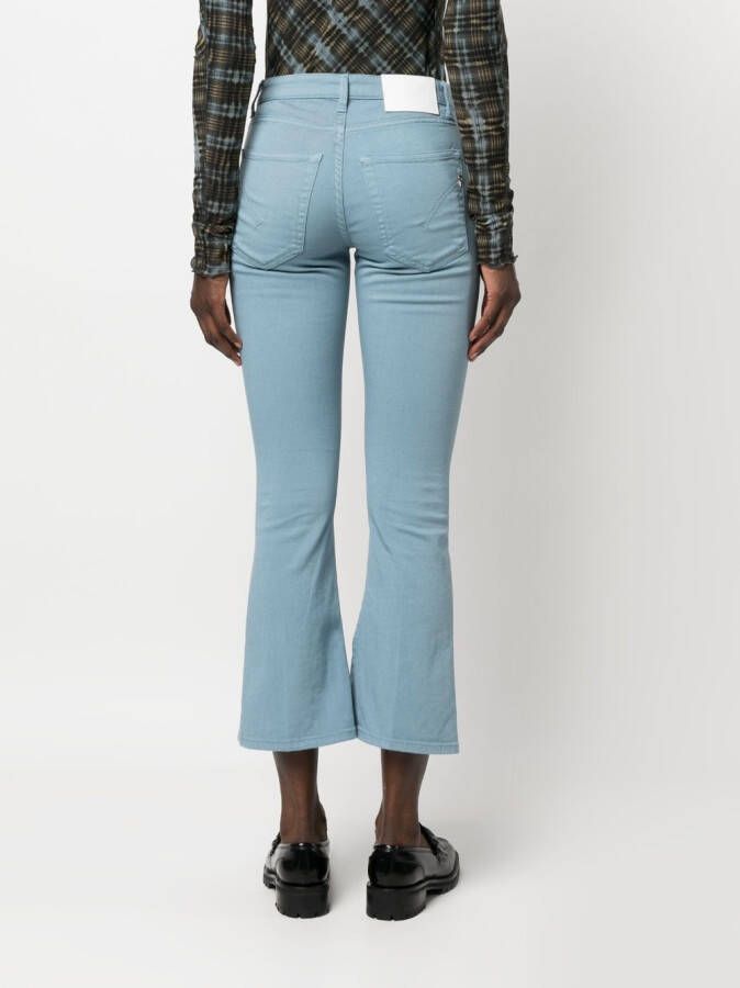 DONDUP Jeans met logopatch Blauw