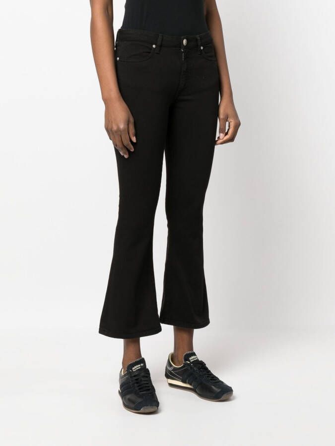 DONDUP Jeans met logopatch Zwart