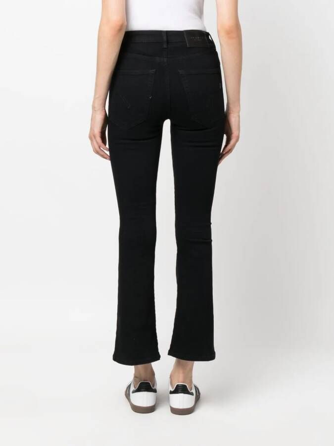 DONDUP Jeans met logoplakkaat Zwart