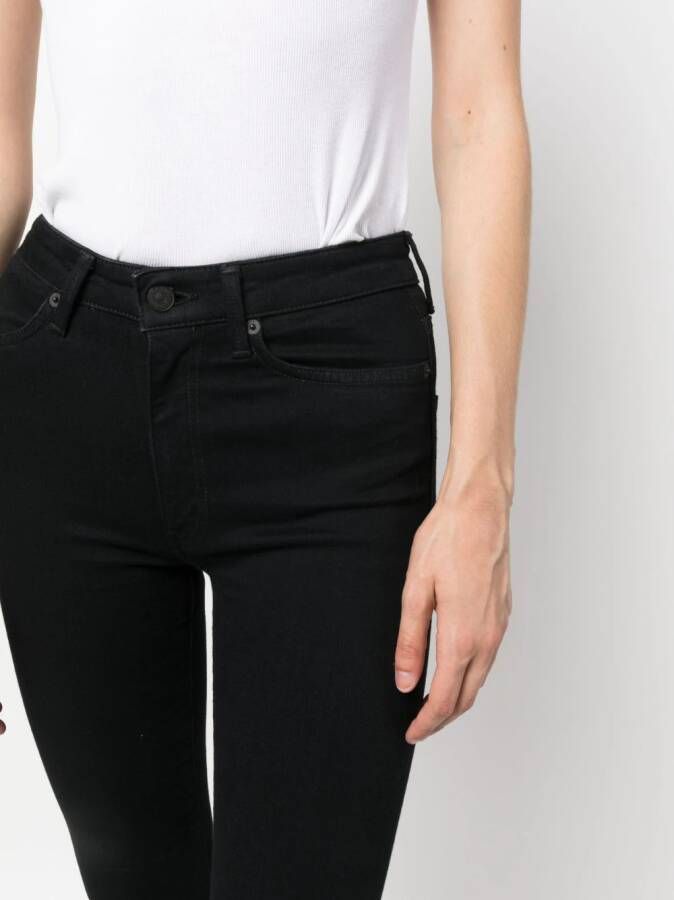 DONDUP Jeans met logoplakkaat Zwart