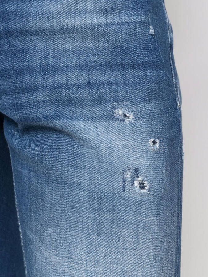 DONDUP Jeans met stonewashed-effect Blauw