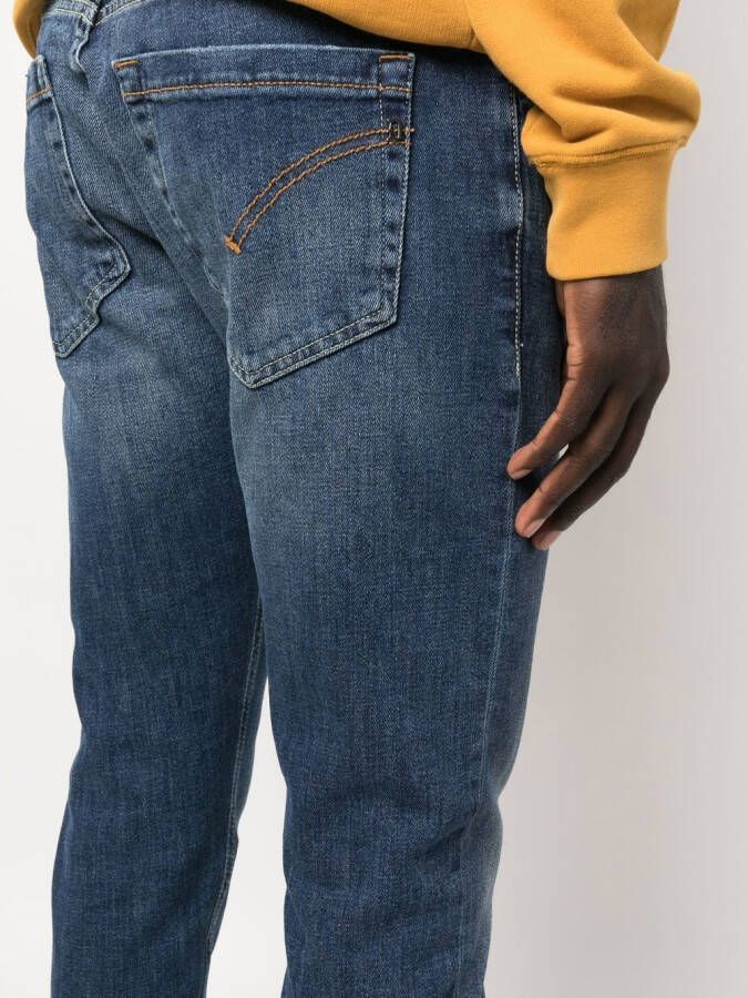 DONDUP Jeans met stonewashed-effect Blauw