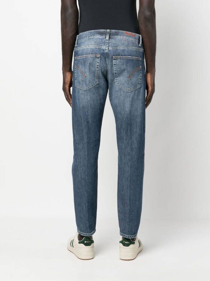 DONDUP Jeans met toelopende pijpen Blauw