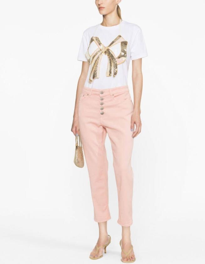 DONDUP Jeans met toelopende pijpen Roze