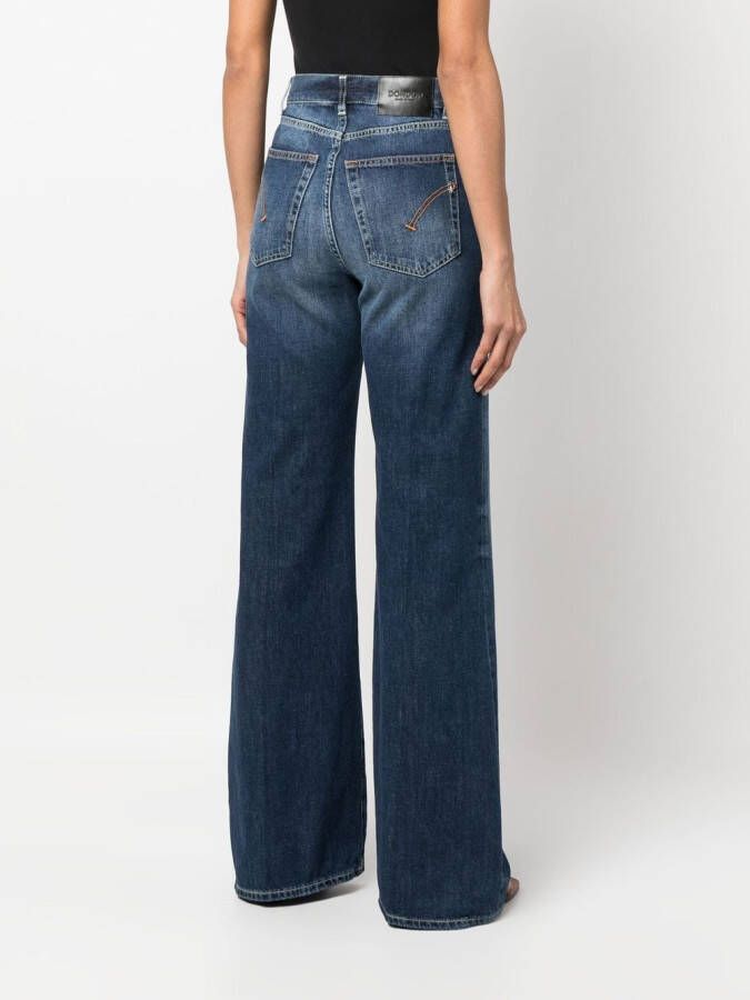 DONDUP Jeans met wijde pijpen Blauw