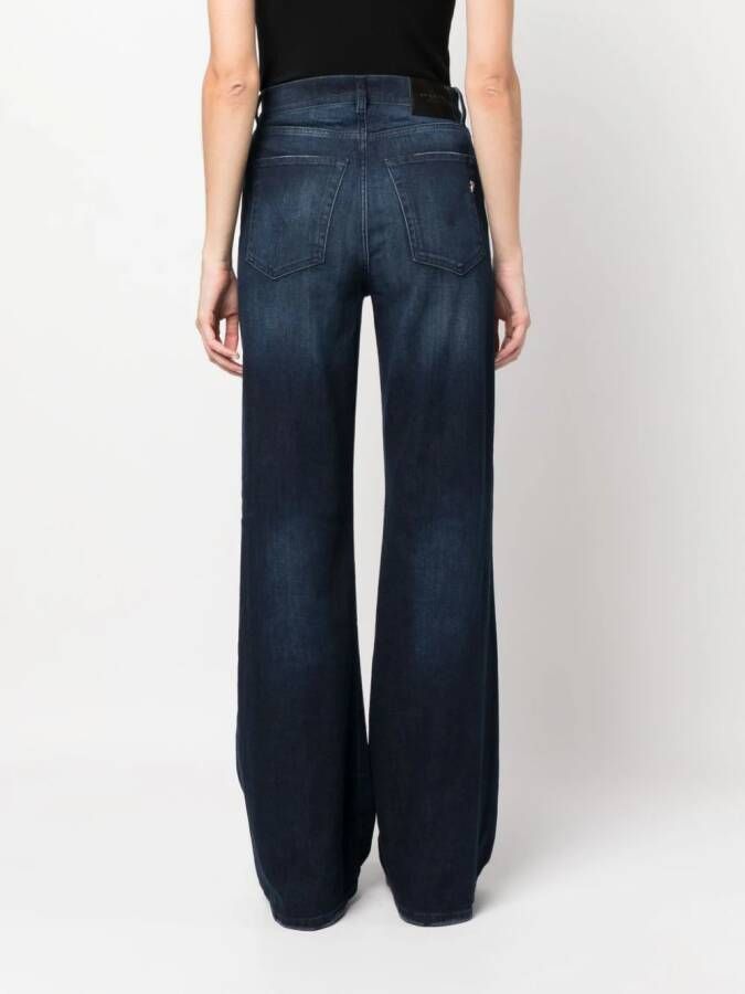 DONDUP Jeans met wijde pijpen Blauw