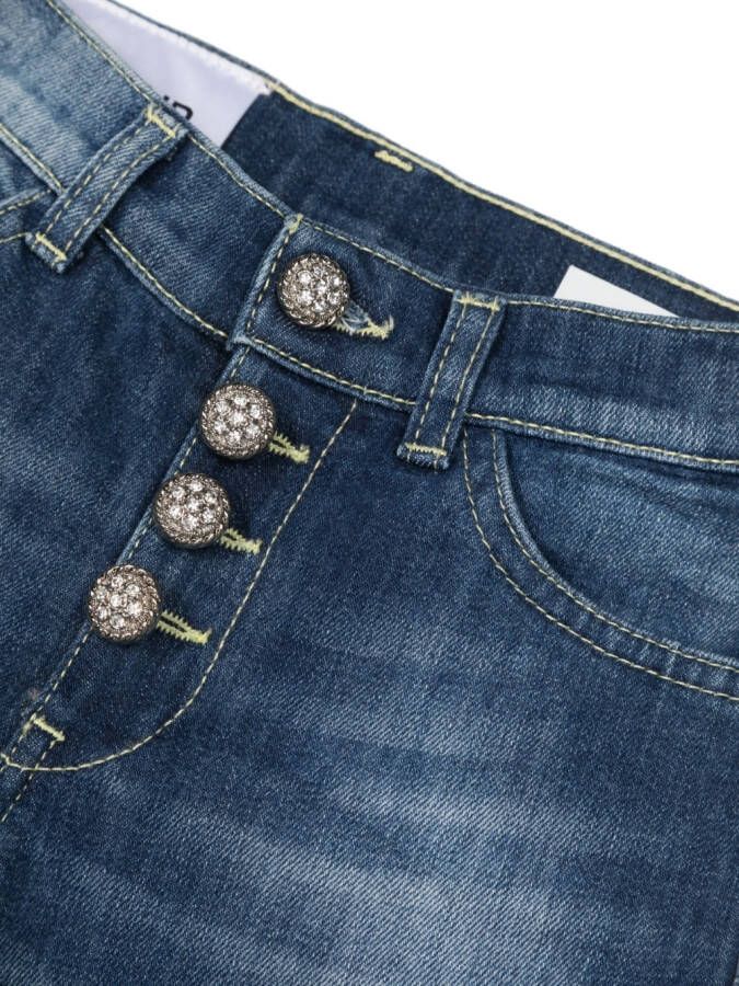 DONDUP KIDS Button-up jeans Blauw