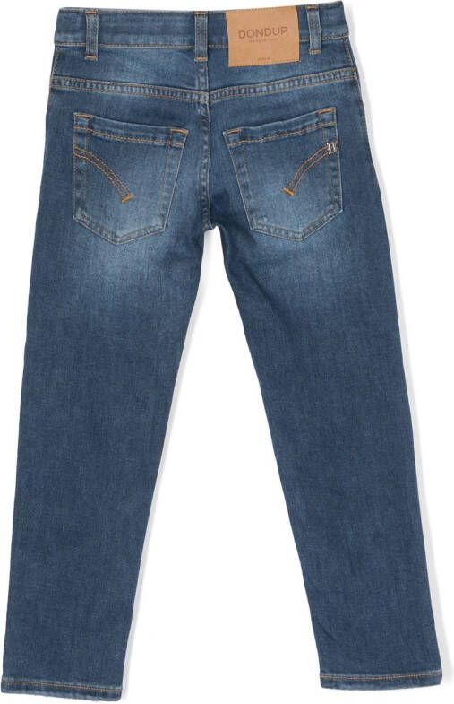 DONDUP KIDS Gerafelde jeans Blauw