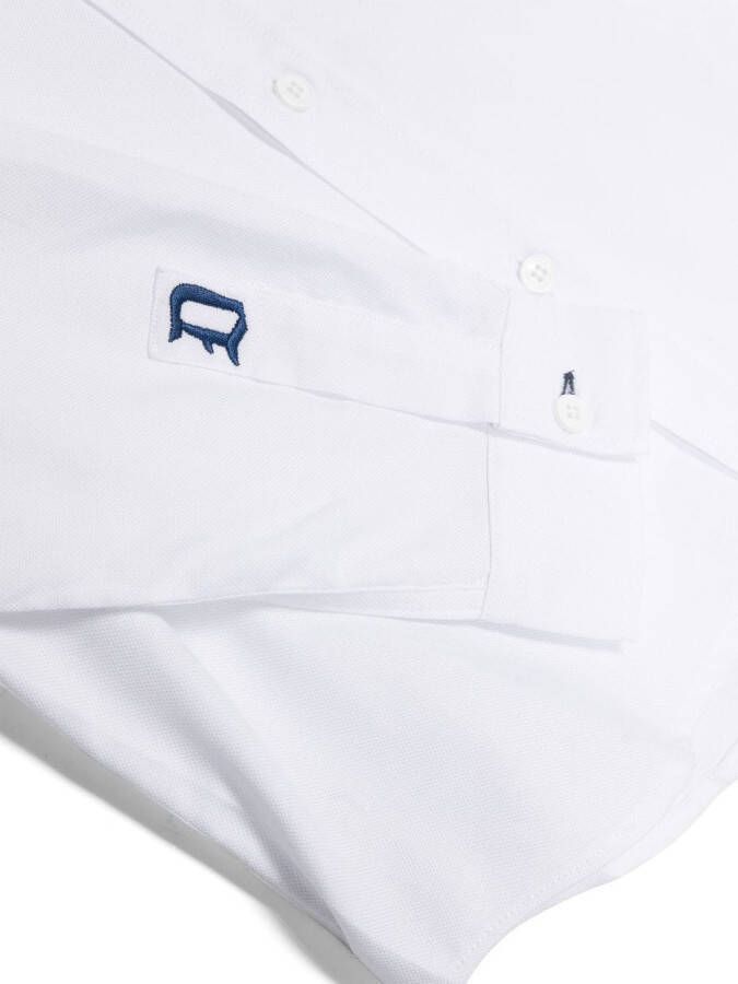 DONDUP KIDS Shirt met geborduurd logo Wit
