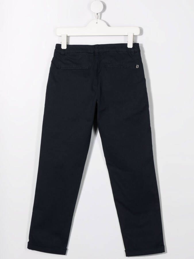 DONDUP KIDS Slim-fit chino Blauw